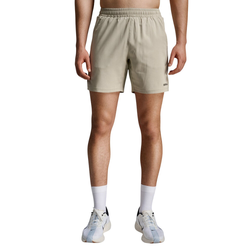 2XU Aero 7in Mens Running Shorts - Pebble/Black Reflective
