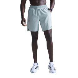 2XU Aero 7in Mens Running Shorts - Smoke Blue/Black Reflective