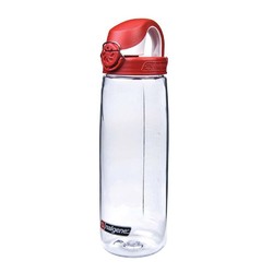 Nalgene On the Fly Tritan Bottle 650ml - Clear Red Cap
