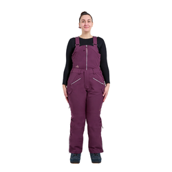 Nobody's Princess Zali Womens Snow Bib - Plum