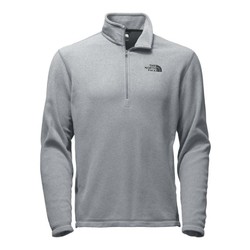 The North Face Mens Tka 100 Glacier 1/4 Zip Fleece - TNF Medium Grey Heather