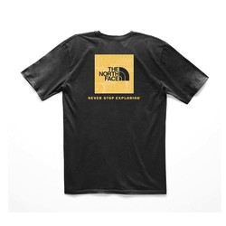 The North Face Short Sleeve Red Box Mens Tee - TNF Black/TNF Yellow