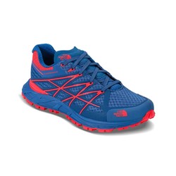 The North Face Womens Ultra Endurance Trail Running Shoes - Blue Quartz/Rocket Red