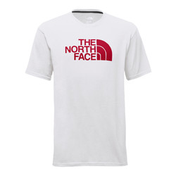 The North Face Mens Short Sleeve Half Dome Tee - TNF White/TNF Red