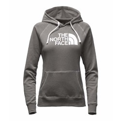 The North Face Womens Half Dome Hoodie - TNF Medium Grey Heather/TNF White
