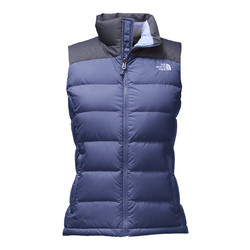 The North Face Womens Nuptse 2 Down Vest - Coastal Fjord Blue/Dark Denim Blue