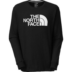 The North Face Mens Long Sleeve Half Dome Tee - TNF Black/TNF White