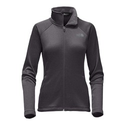 The North Face Womens Agave Full Zip Fleece - Weathered Black Heather