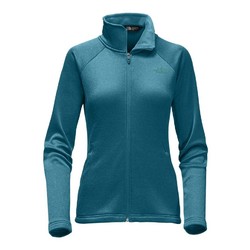 The North Face Womens Agave Full Zip Fleece - Blue Coral Heather