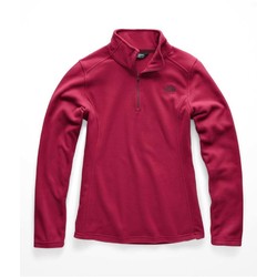 The North Face Womens Tka 100 Glacier 1/4 Zip Fleece - Rumba Red
