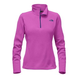 The North Face Womens Glacier 1/4 Zip Fleece - Violet Pink
