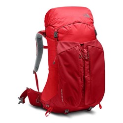 The North Face Banchee 50L Hiking Backpack - Rage Red/High Risk Red
