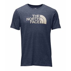 The North Face Mens Triblend Tee - Conquer Blue Heather/Vintage White