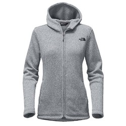 The North Face Womens Crescent FZ Hood Fleece - TNF Medium Grey Heather