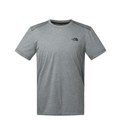 The North Face Mens Reactor Short Sleeve Shirt - TNF Medium Grey Heather