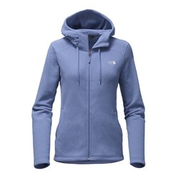 The North Face Womens Mezzaluna Hood Fleece - Coastal Fjord Blue