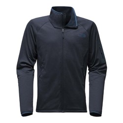 The North Face Mens Borod Full Zip Stretch Fleece- Navy