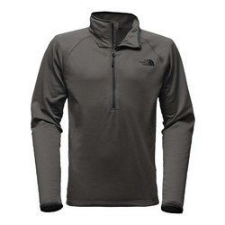 The North Face Mens Borod 1/4 Zip Stretch Fleece- Asphalt Grey
