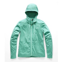 The North Face Tech Mezzaluna Womens Fleece Hoodie - Koko Green Heather