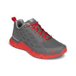 The North Face Mens Endurus TR Trail Running Shoes - Zinc Grey/Poinciana Orange