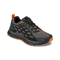 The North Face Mens Endurus TR Trail Running Shoes - Dark Gull Grey/Exuberance Orange