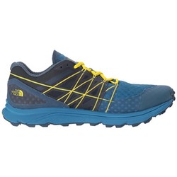 The North Face Ultra Vertical Mens Trail Running Shoes - Seaport Blue/Acid Yellow
