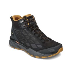 The North Face Mens Endurus Hike Mid GTX Lightweight Hiking Boots - Phantom Grey/Arrowwood Yellow