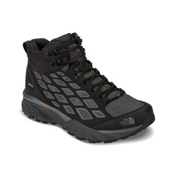 The North Face Mens Endurus Hike Mid GTX Waterproof Hiking Boots - TNF Black/Dark Shadow Grey