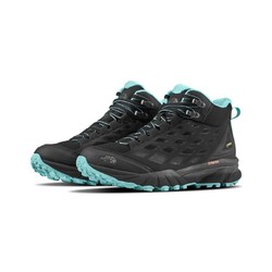 The North Face Womens Endurus Mid Goretex Waterproof Hiking Boots - Tnf Blk/Aquaspla