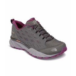 The North Face Endurus Hike Gore-Tex Waterproof Womens Hiking Shoes - Dark Gull Grey/Amaranth Purple