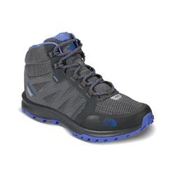 The North Face Womens Litewave Fastpack Mid Waterproof Hiking Boots- Grey