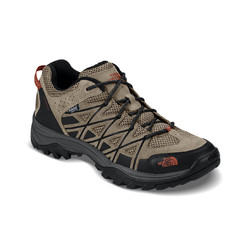 The North Face Mens Storm III Waterproof Hiking Shoes - Dune Beige/Arabian Spice