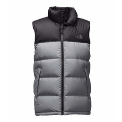 The North Face Nuptse Mens Vest - TNF Medium Grey Heather/TNF Black