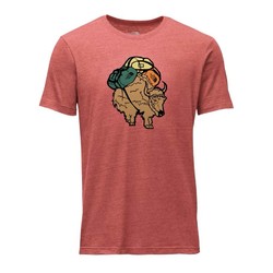 The North Face Mens Yak Triblend Tee - Bossa Nova Red Heather