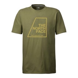The North Face Mens Short Sleeve Retro Tee - Burnt Olive Green