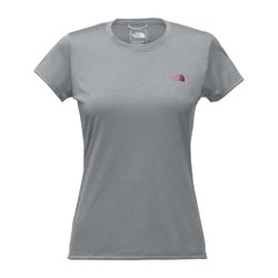 The North Face Womens Reaxion Amp Crew - TNF Mid Grey Heather/Wild Aster Purple