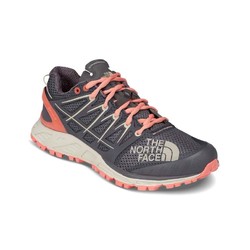 The North Face Womens Ultra Endurance II Trail Running Shoes - Blackened Pearl/Desert Flower Orange