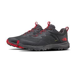 The North Face Ultra Fastpack III GTX Mens Hiking Shoes - Blackened Pearl/TNF Red