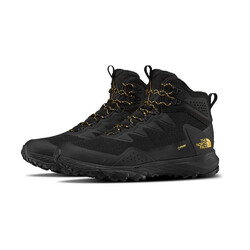 The North Face Ultra Fastpack III Mid GTX Mens Hiking Shoes - TNF Black/Amber