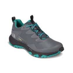The North Face Womens Ultra Fastpack III GTX Waterproof Hiking Shoes - Zinc Grey/Porcelain Green