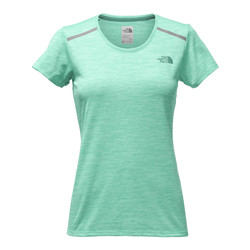 The North Face Womens Adventure Short Sleeve Tee - Pool Green Heather