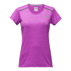 The North Face Womens Adventure Short Sleeve Tee - Violet Pink Heather