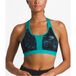 The North Face Womens Stow-N-Go Sports Bra - A/B - Kkmo Grn Blom Pr