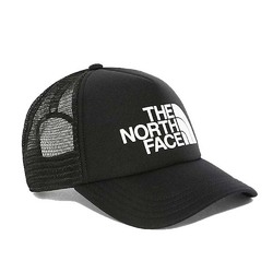 The North Face TNF Logo Trucker Hat - TNF Black/TNF White