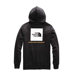 The North Face Red Box Pullover Mens Hoodie - TNF Black/Zinnia Orange