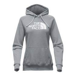 The North Face Womens Half Dome Hoodie - TNF Medium Grey Heather/TNF White