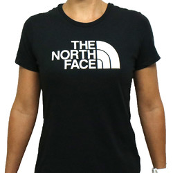 The North Face Womens Short Sleeve Half Dome Crew Tee - TNF Black/ TNF White