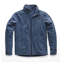 The North Face Texture Cap Rock Full Zip Mens Fleece Jacket - Shady Blue