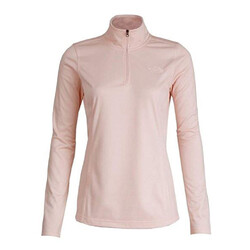 The North Face Tech Mezzaluna 1/4 Zip Womens Jacket - Pink Salt Heather