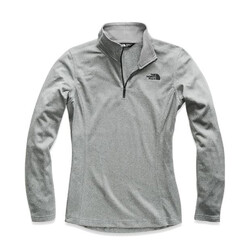 The North Face Tech Mezzaluna 1/4 Zip Womens Jacket - Tnf Medium Grey Heather